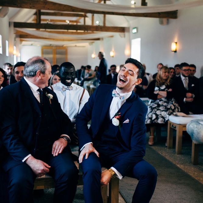 Groom at the Altar | Dale Weeks Photography