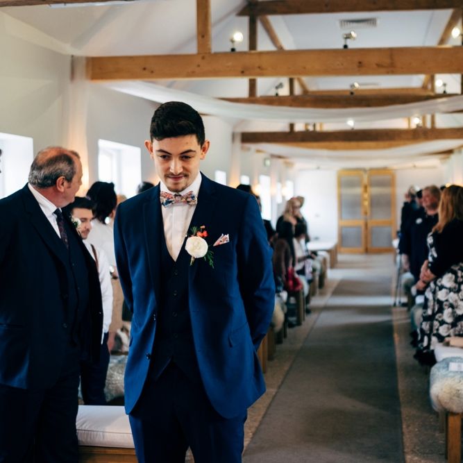 Groom at the Altar | Dale Weeks Photography