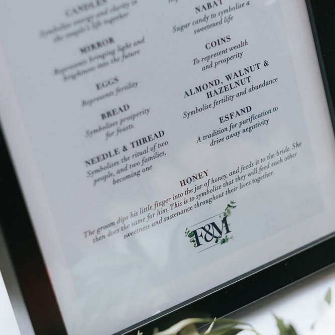 Devonshire Terrace For A Stylish Green &amp; White Wedding With Lots Of Foliage And Elegant Signage With Bride In Bespoke Pronovias And Images From Miss Gen