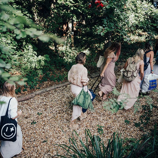 Bridal Preparations | DIY Woodland Wedding at Two Woods Estate in Sussex | PJ Phillips Photography