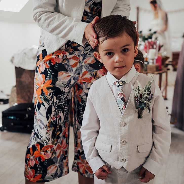 Page Boy | DIY Woodland Wedding at Two Woods Estate in Sussex | PJ Phillips Photography