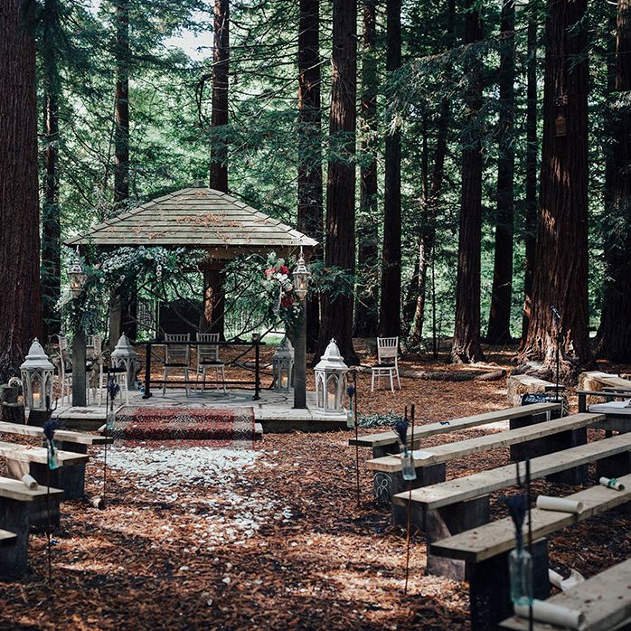 Ceremony | DIY Woodland Wedding at Two Woods Estate in Sussex | PJ Phillips Photography