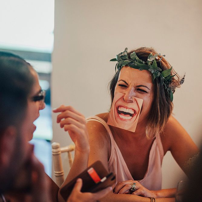 Wedding Reception Fun | DIY Woodland Wedding at Two Woods Estate in Sussex | PJ Phillips Photography