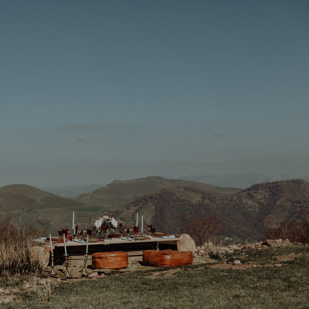 Bohemian Elopement Shoot Basque Country Images By Marine Marques