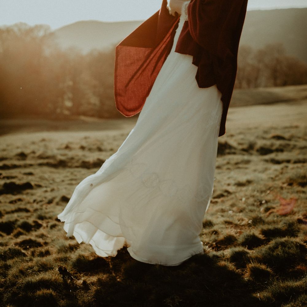 Bohemian Elopement Shoot Basque Country Images By Marine Marques