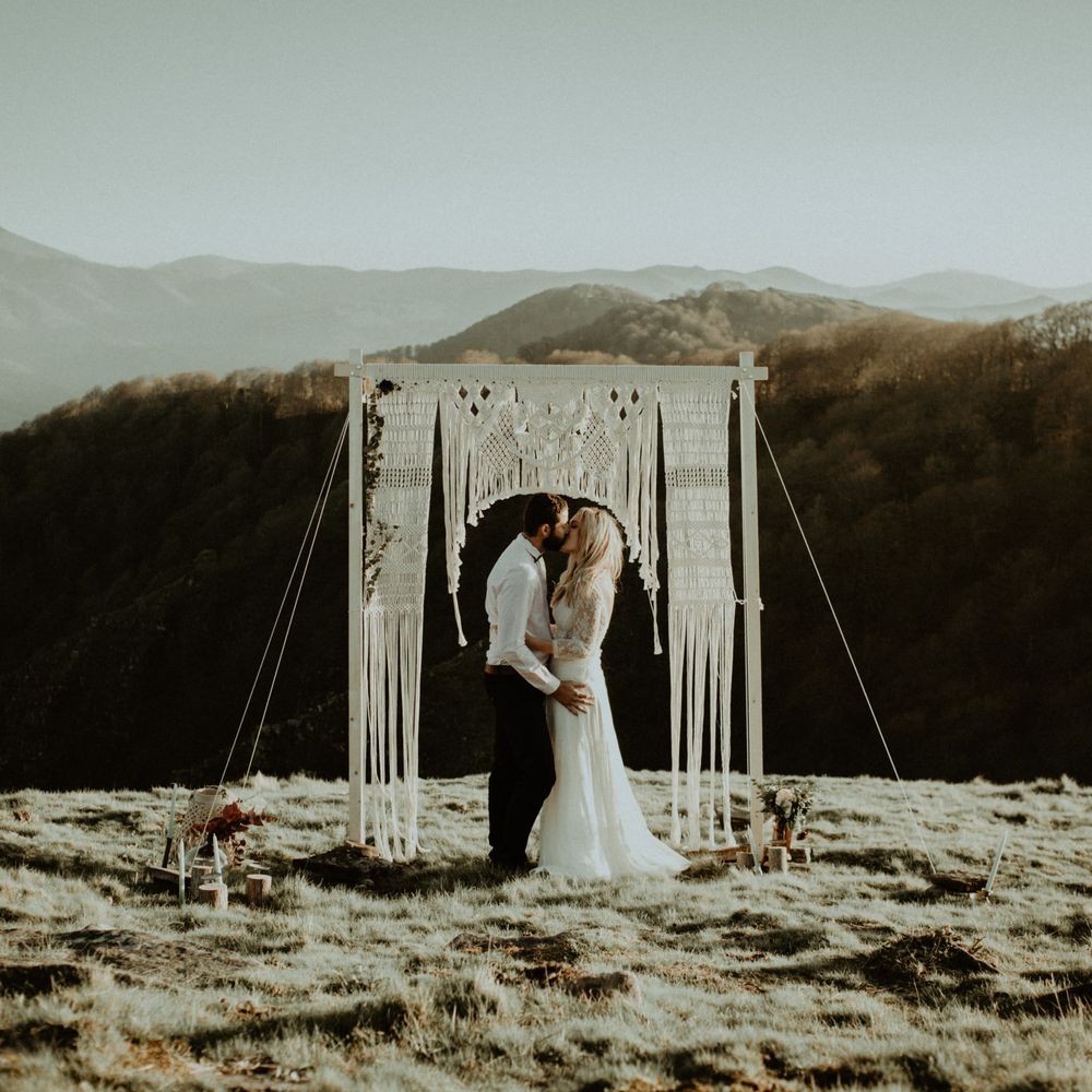 Bohemian Elopement Shoot Basque Country Images By Marine Marques