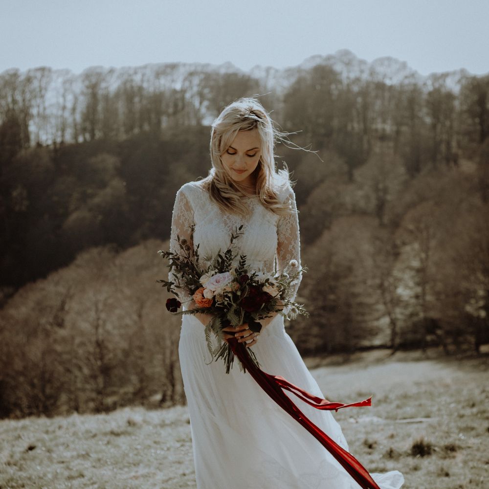 Bohemian Elopement Shoot Basque Country Images By Marine Marques
