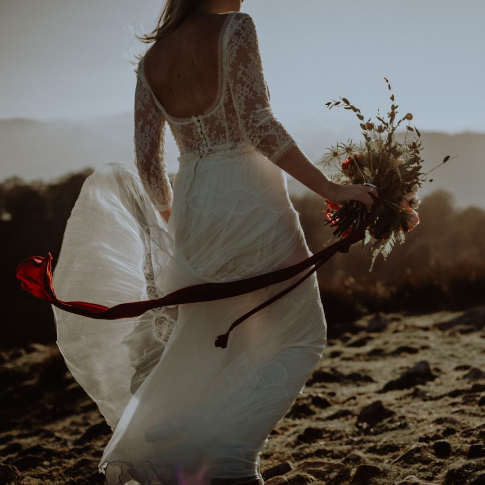 Bohemian Elopement Shoot Basque Country Images By Marine Marques