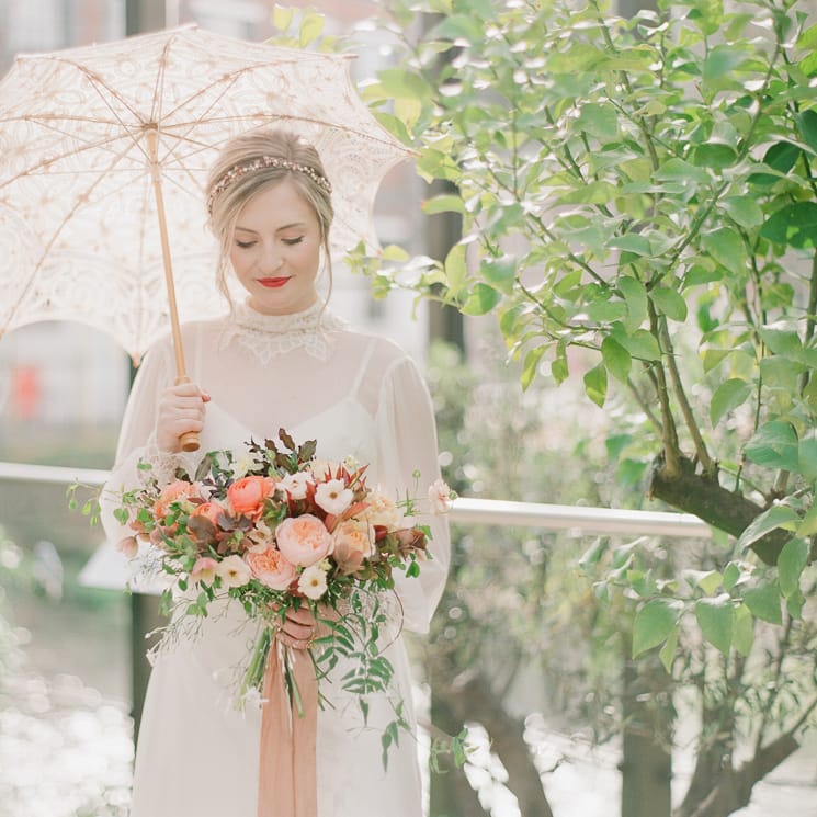 Bride With Parasol