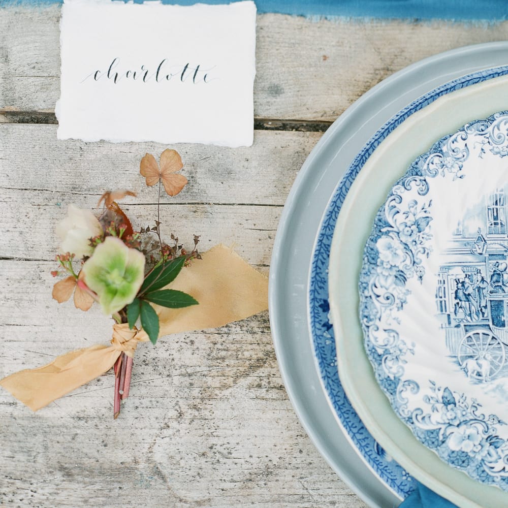 Sky Blue & Coral Wedding Inspiration For An Elegant Shoot In A Glasshouse At The Bombay Sapphire Distillery With Images From Julie Michaelsen Photography