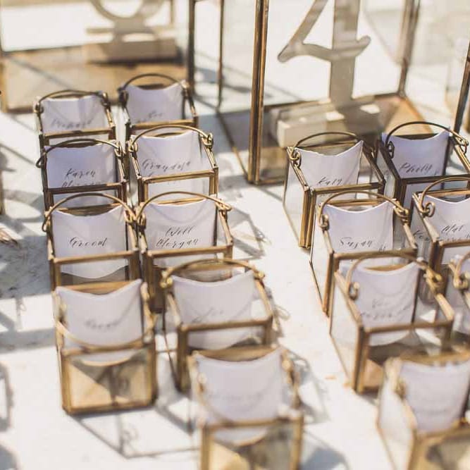 Escort Cards For Wedding // Rustic Luxe Wedding In Tuscany Styled By The Wedding Of My Dreams With Flowers By Passion For Flowers Anna Campbell Bride Images & Film From WE ARE // THE CLARKES