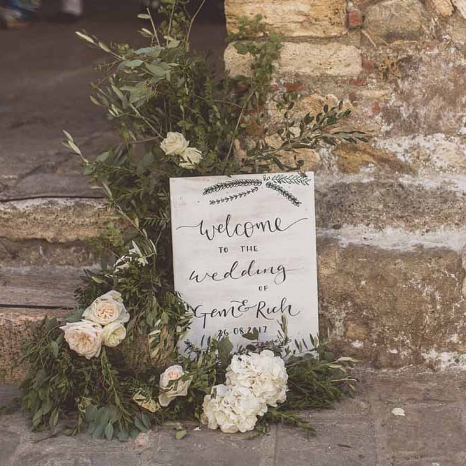 Rustic Luxe Wedding In Tuscany Styled By The Wedding Of My Dreams With Flowers By Passion For Flowers Anna Campbell Bride Images & Film From WE ARE // THE CLARKES