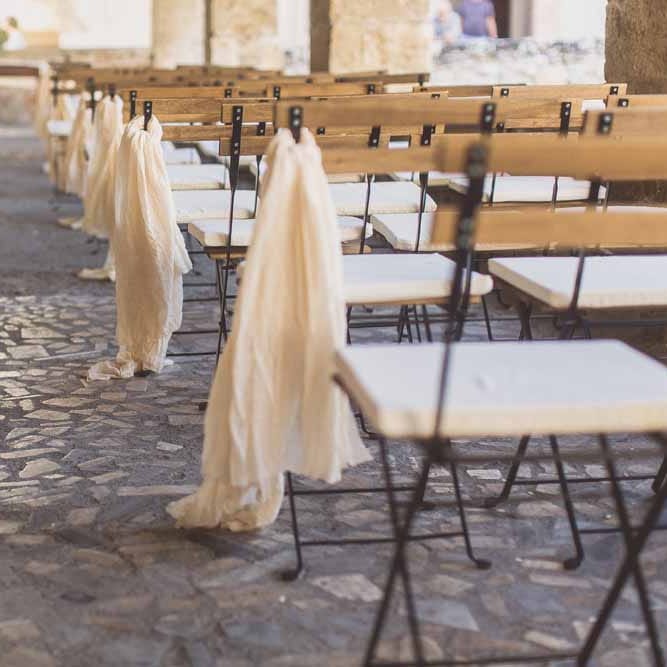 Italian Wedding Ceremony // Rustic Luxe Wedding In Tuscany Styled By The Wedding Of My Dreams With Flowers By Passion For Flowers Anna Campbell Bride Images & Film From WE ARE // THE CLARKES