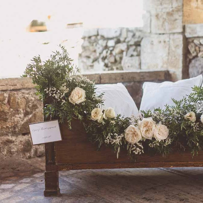 Rustic Luxe Wedding In Tuscany Styled By The Wedding Of My Dreams With Flowers By Passion For Flowers Anna Campbell Bride Images & Film From WE ARE // THE CLARKES