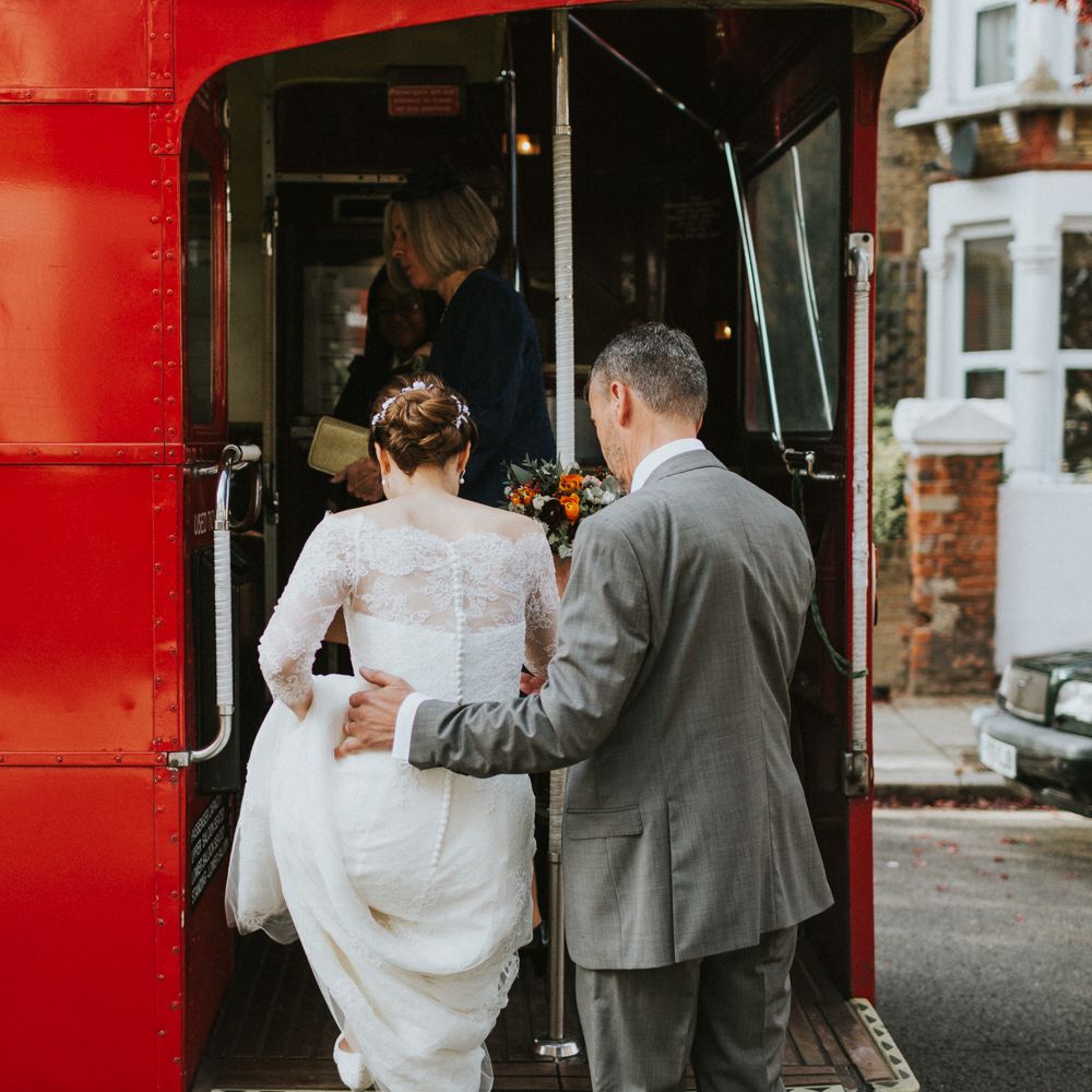 Autumnal Wedding In London With Reception At Brixton East And Images From We Heart Pictures