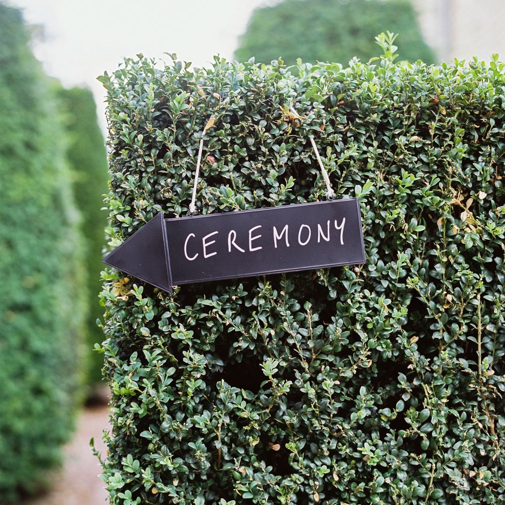 Ceremony Sign