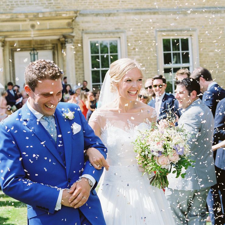 Bride in Naomi Neoh Wedding Dress
