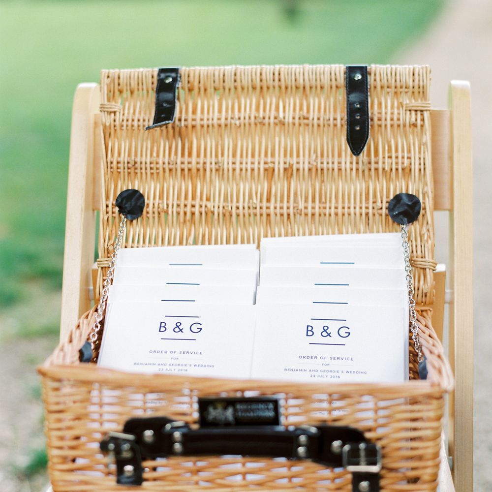 Wicker Basket For Order Of Ceremonies
