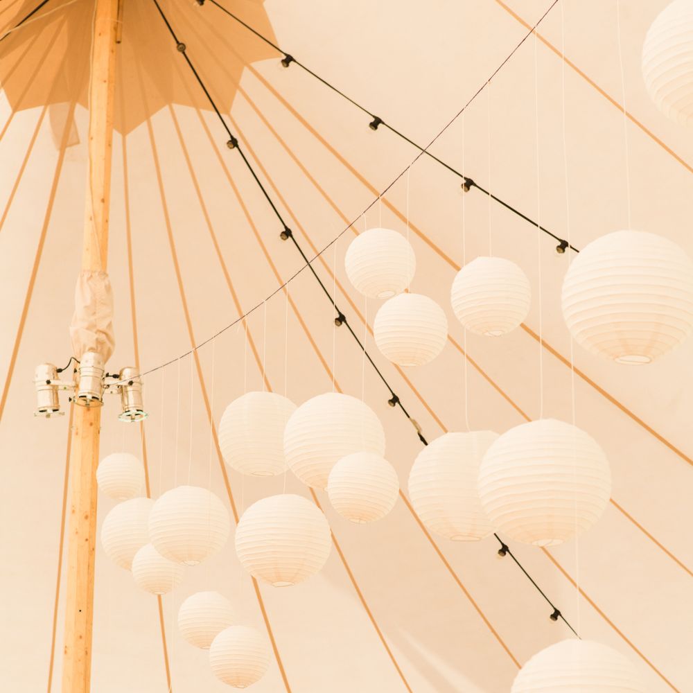 White Paper Lanterns
