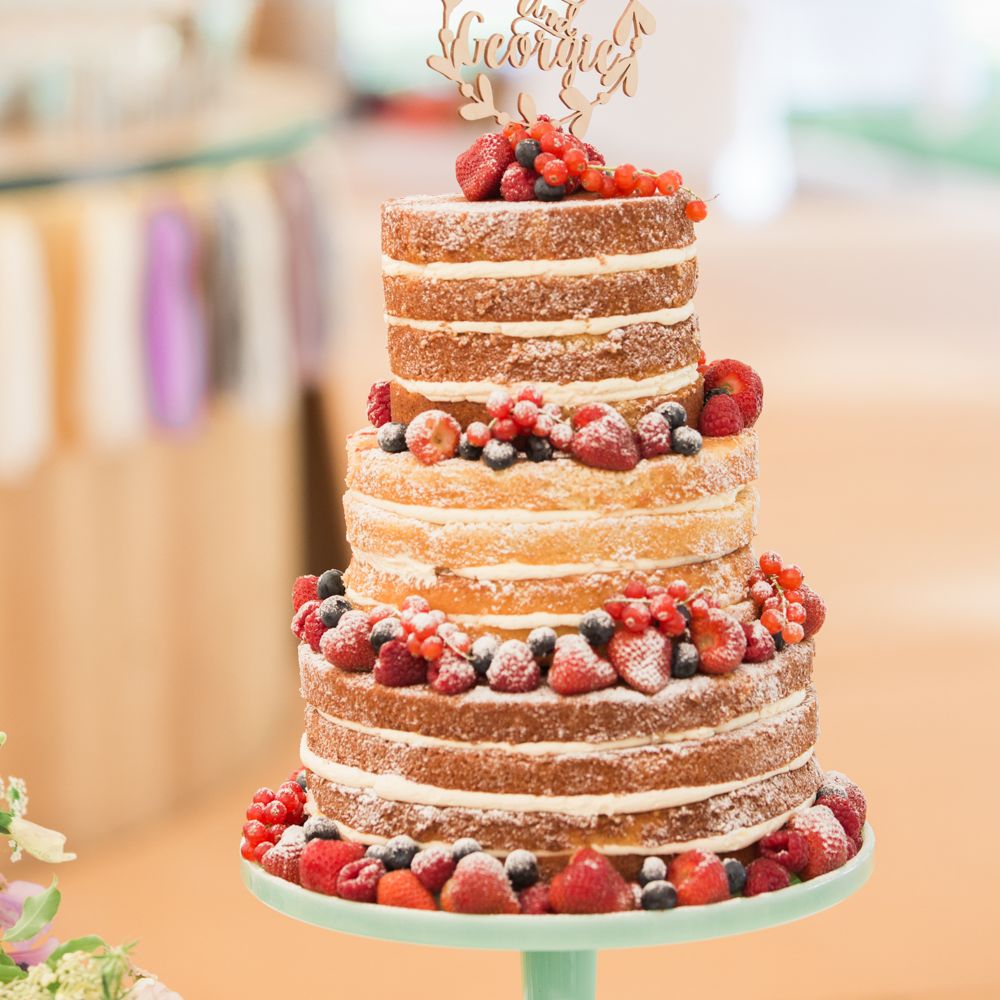 Naked Wedding Cake