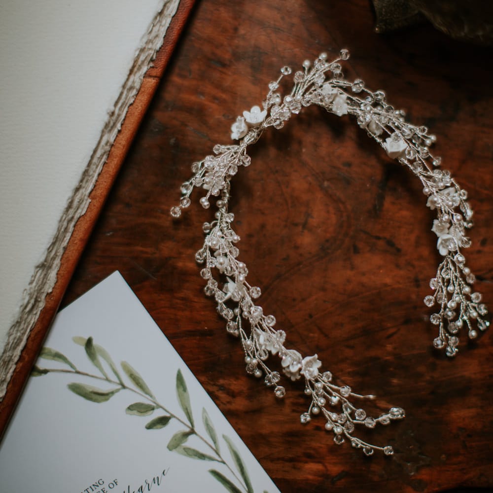 PS With Love Bridal Headpiece | D&A Photography | Ben Walton Films
