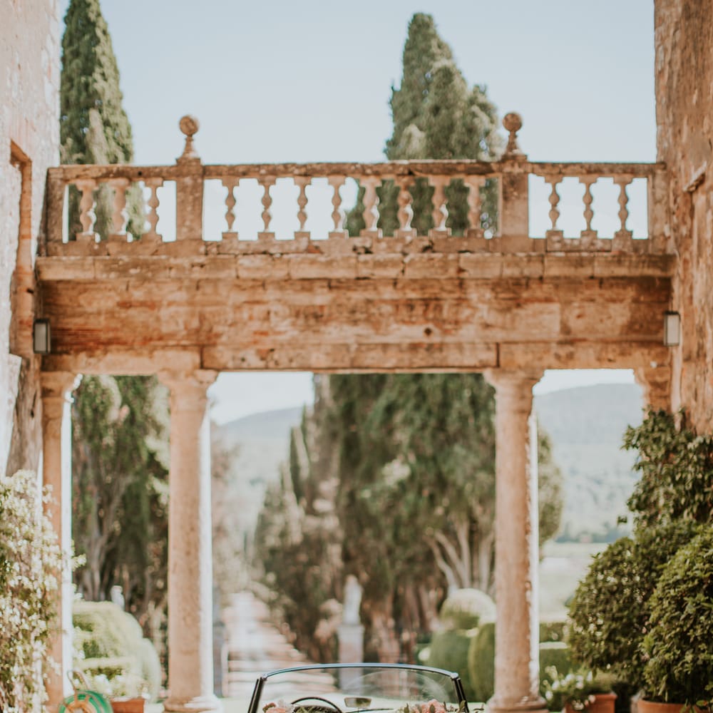 Vintage Wedding Car | D&A Photography | Ben Walton Films