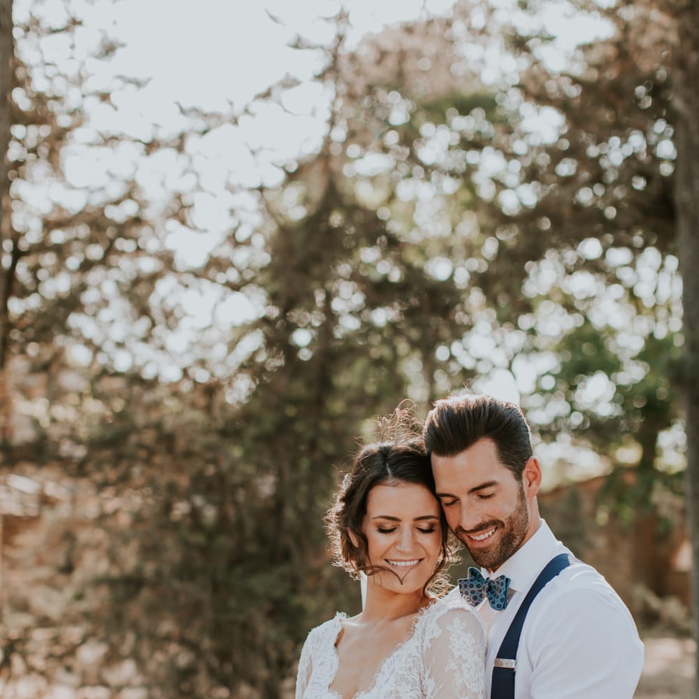 Bride in Morgan Davies Gown | Groom in Suit Supply | D&A Photography | Ben Walton Films