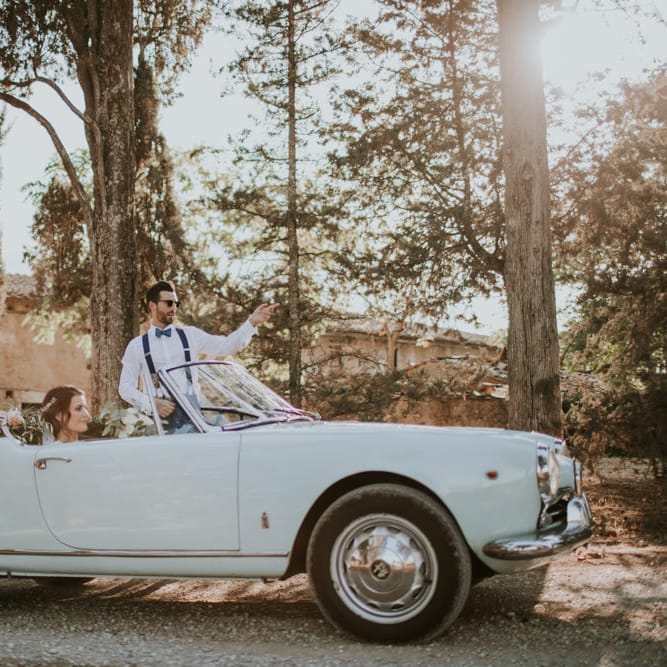 Bride in Morgan Davies Gown | Groom in Suit Supply | D&A Photography | Ben Walton Films