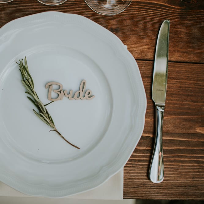 Elegant Place Setting | Tuscan Wedding Planned by Romeo & Juliet Weddings | D&A Photography | Ben Walton Films