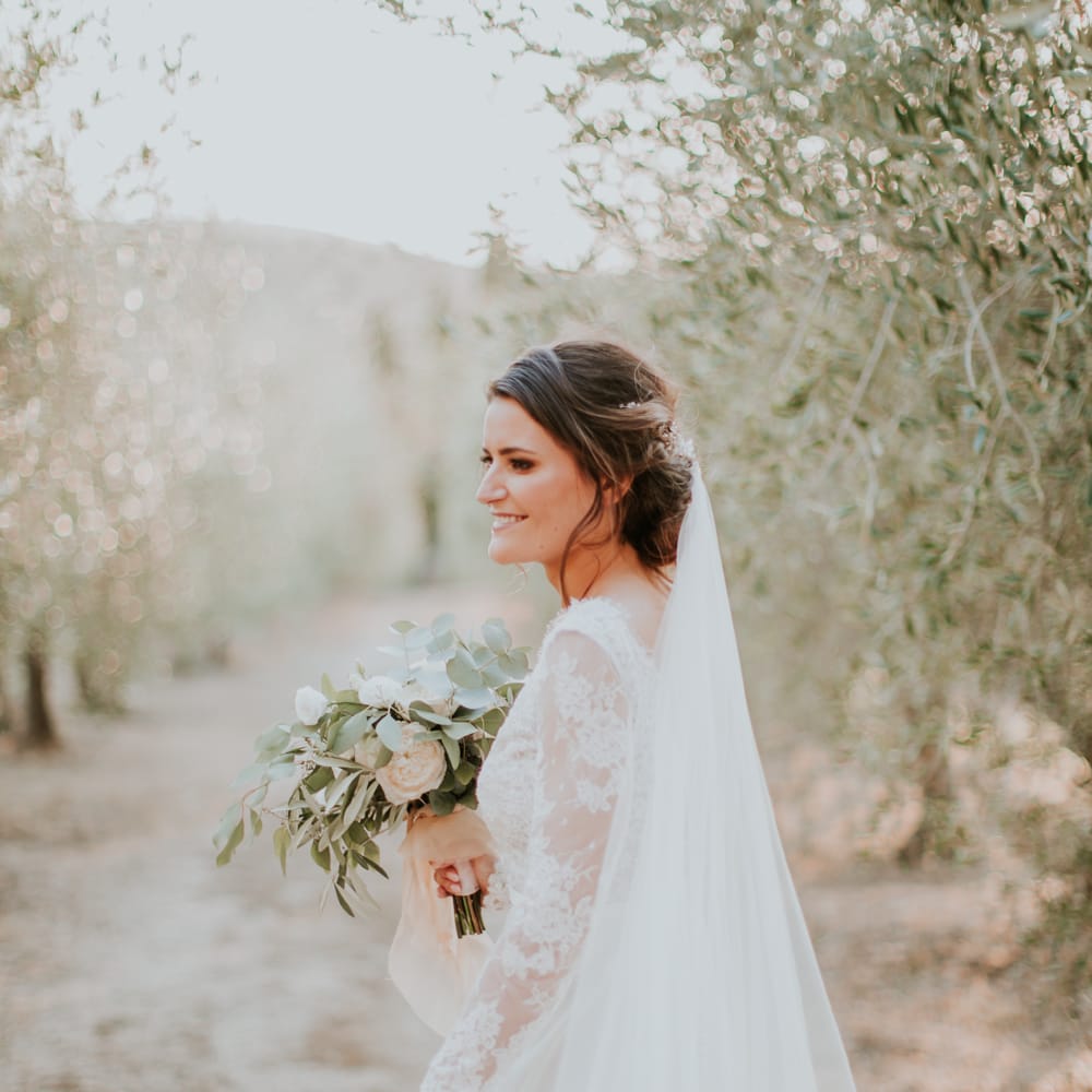 Bride in Morgan Davies Gown | D&A Photography | Ben Walton Films