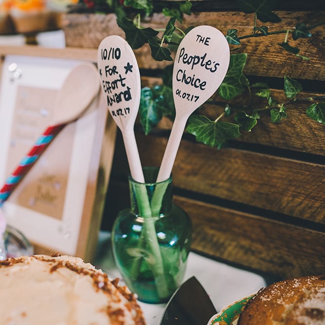 Outdoor Summer Wedding With Bright Colour Scheme With Colourful Homemade Decor And Images From Story + Colour Photography