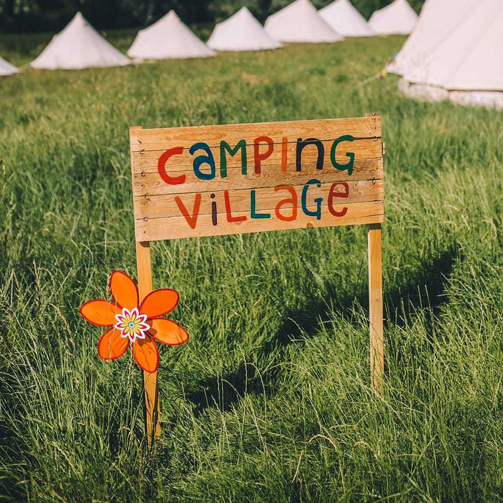 Wedding Camp Site For Guests // Images By Story + Colour