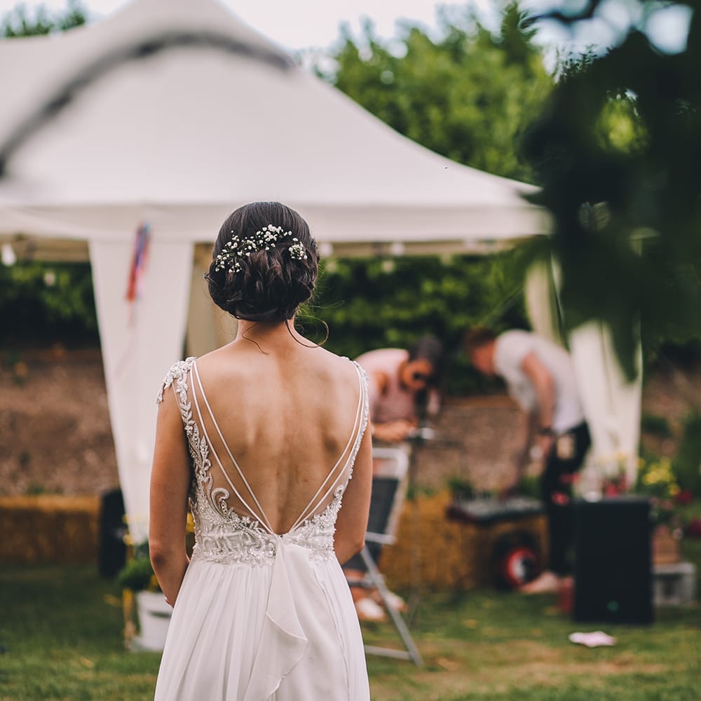 Outdoor Summer Wedding With Bright Colour Scheme With Colourful Homemade Decor And Images From Story + Colour Photography