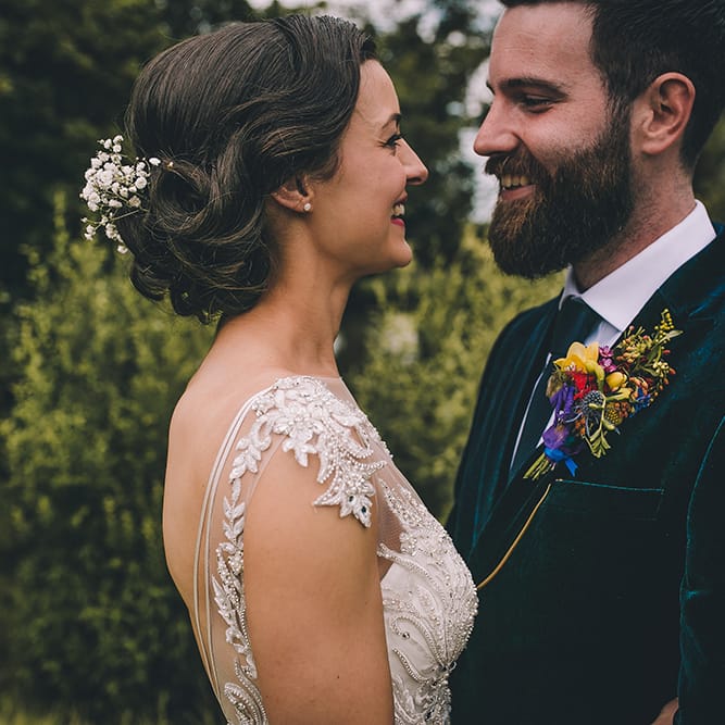 Outdoor Summer Wedding With Bright Colour Scheme With Colourful Homemade Decor And Images From Story + Colour Photography