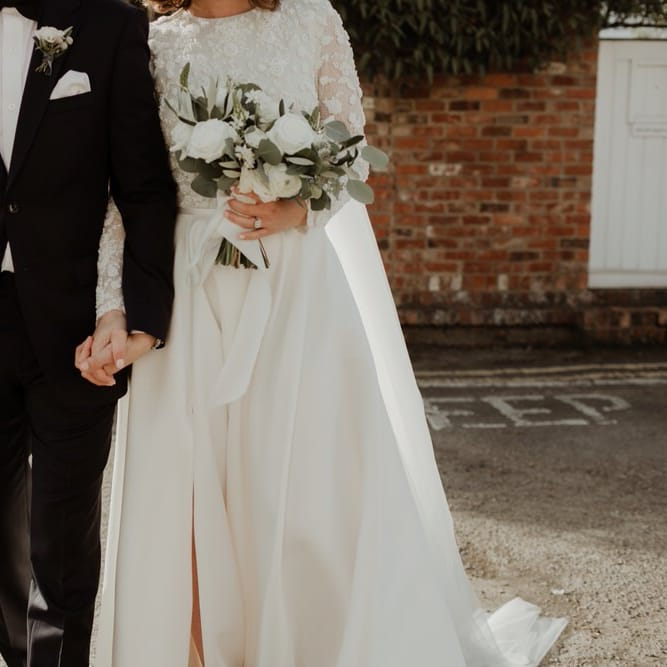 Emma Beaumont Bespoke Bride For A Stylish Intimate Town House Wedding In Cheltenham With Images From The Curries & Florals Ruby And The Wolf