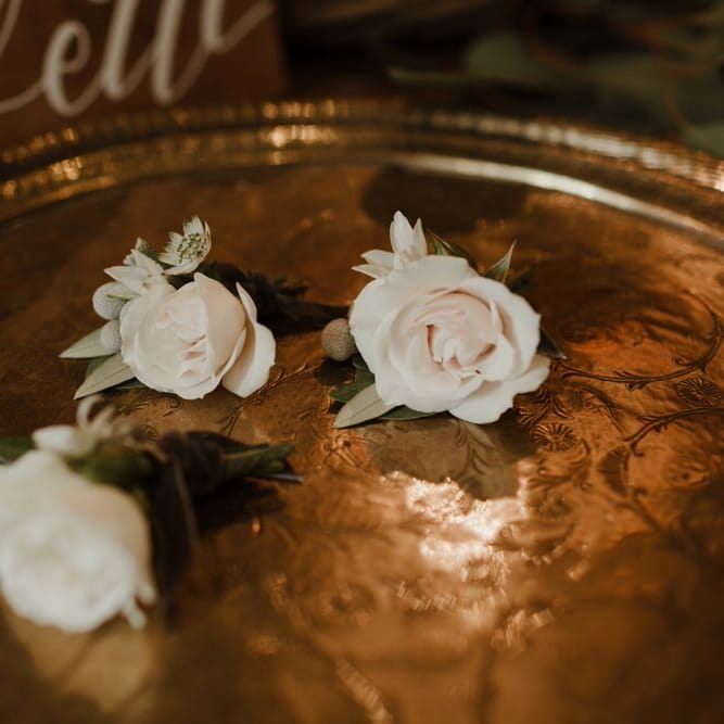 Rose Buttonholes For Wedding Image By The Curries