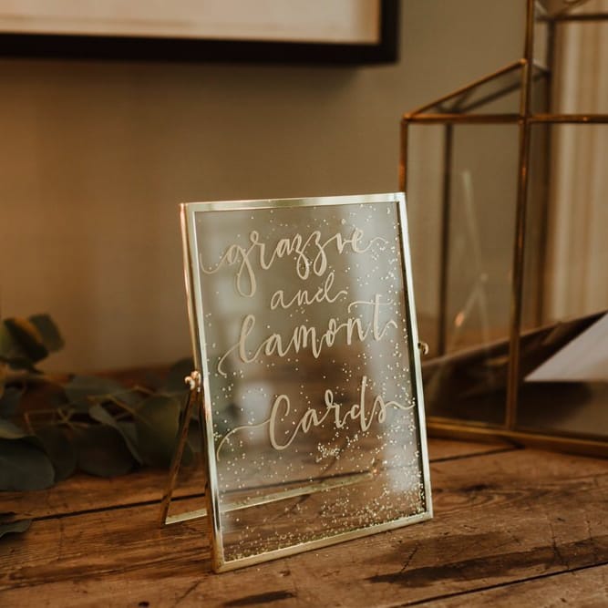 Gold Frame Details By The Golden Letter Image By The Curries