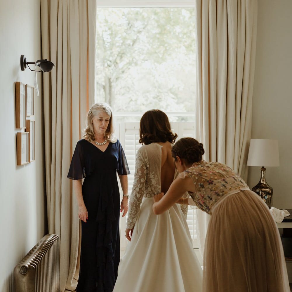 Emma Beaumont Bespoke Bride For A Stylish Intimate Town House Wedding In Cheltenham With Images From The Curries & Florals Ruby And The Wolf