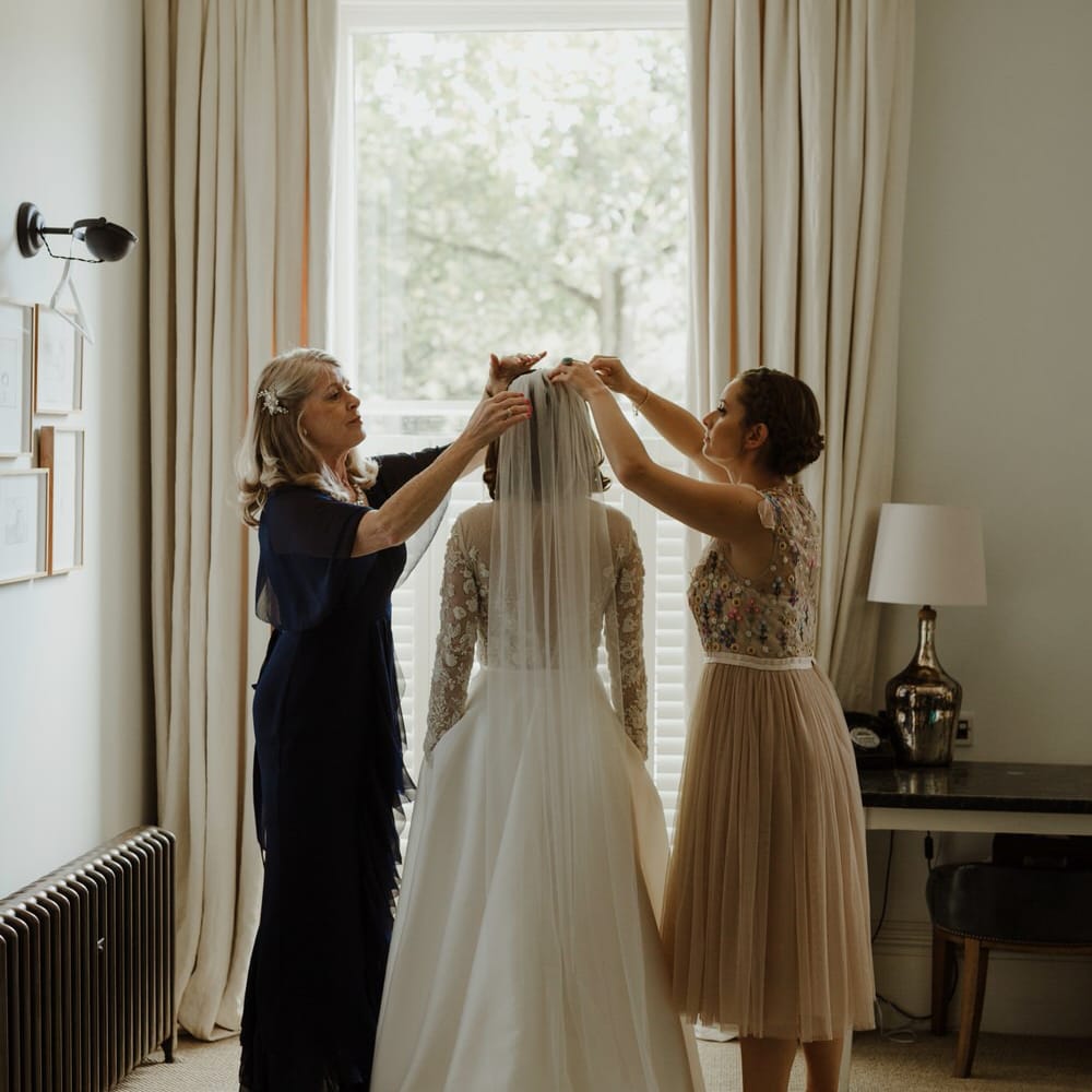 Emma Beaumont Bespoke Bride For A Stylish Intimate Town House Wedding In Cheltenham With Images From The Curries & Florals Ruby And The Wolf