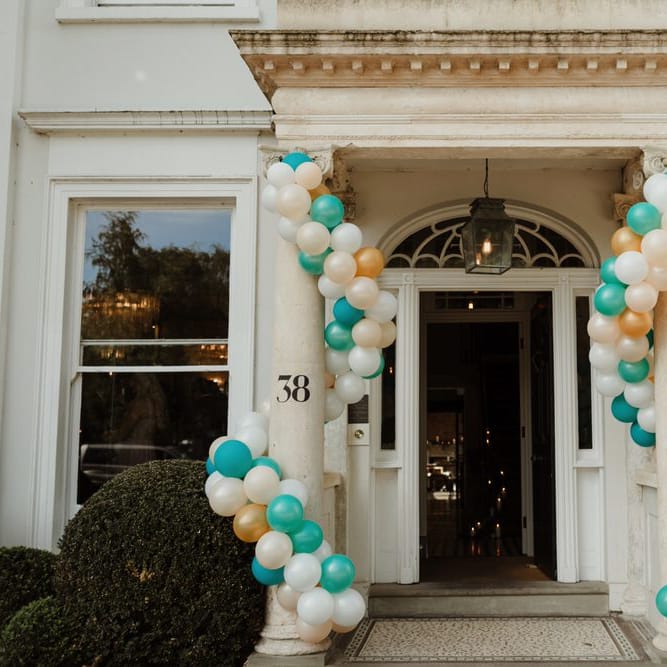 Balloon Details For Town House Wedding Cheltenham Image By The Curries