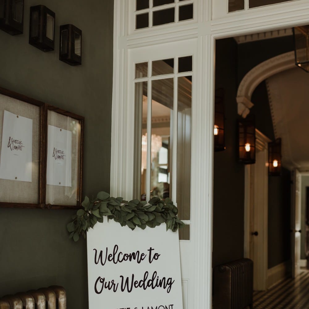 Welcome Sign By The Golden Letter Image By The Curries