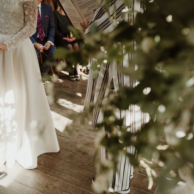 Emma Beaumont Bespoke Bride For A Stylish Intimate Town House Wedding In Cheltenham With Images From The Curries & Florals Ruby And The Wolf