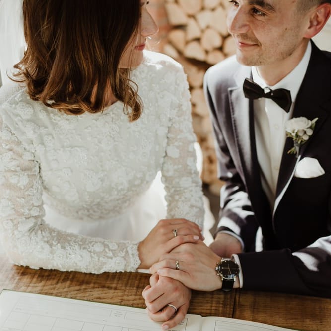 Emma Beaumont Bespoke Bride For A Stylish Intimate Town House Wedding In Cheltenham With Images From The Curries & Florals Ruby And The Wolf