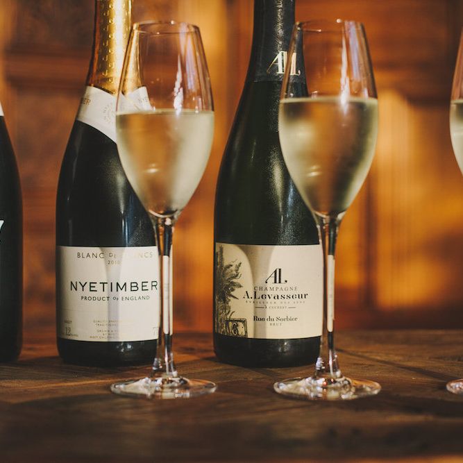Nyetimber English Sparking Wine // Wedding Venue For Foodies Hampton Manor Hampton In Arden // Exclusive Use Wedding Venue With Michelin Star Restaurant Food Lovers Wedding