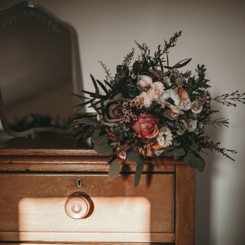 Autumnal Wedding Bouquet