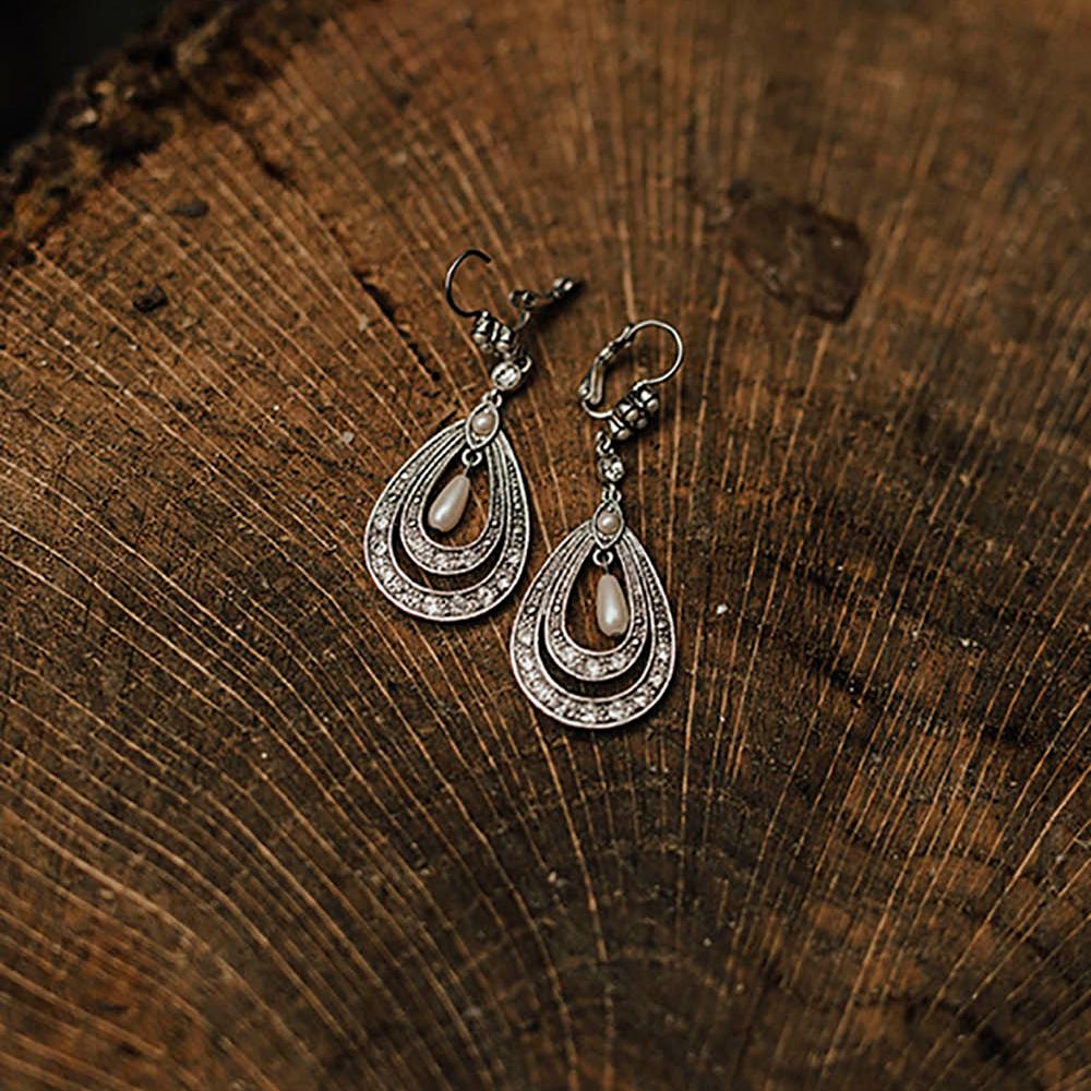 Silver Earrings For Bride