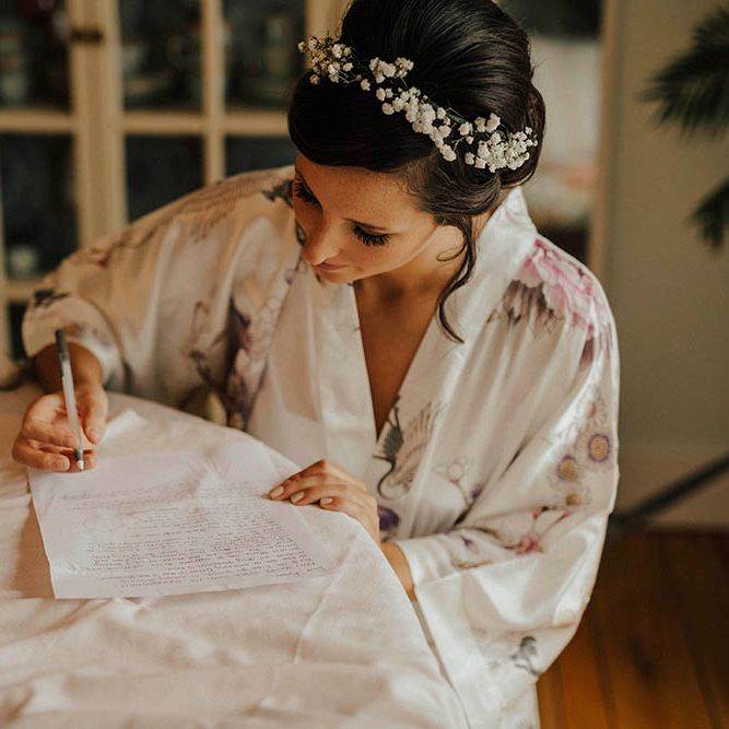 Jenny Yoo Bride For An Outdoor Farm Wedding In Maryland USA With Bridesmaids In Mismatched Dresses & Images From Erin Krespan