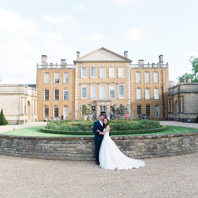 Elegant Blush Pink & White Wedding at Aynhoe Park in Oxfordshire | Lucy Davenport Photography