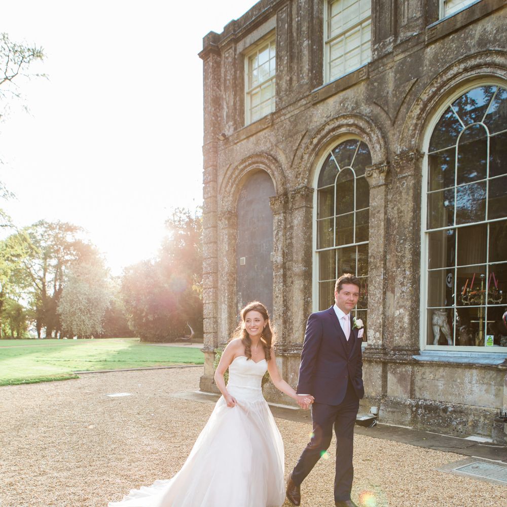 Elegant Blush Pink & White Wedding at Aynhoe Park in Oxfordshire | Lucy Davenport Photography