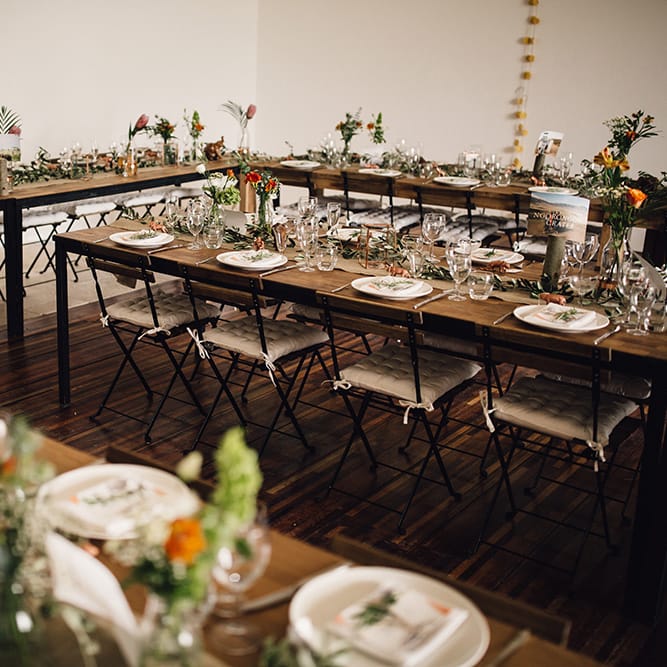 Rustic Reception Decor